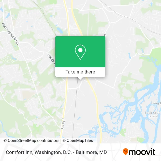Comfort Inn map