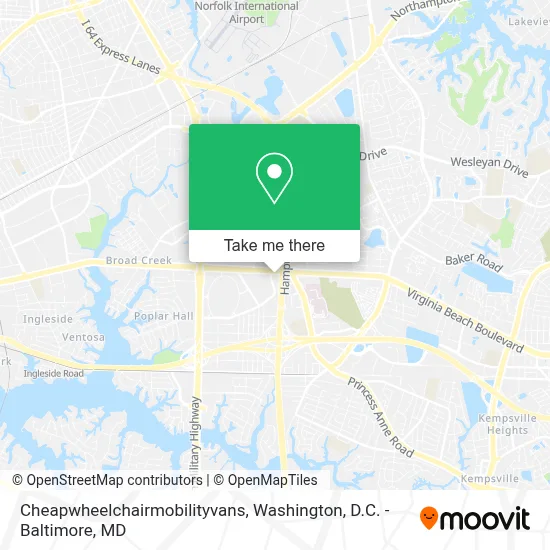 Cheapwheelchairmobilityvans map