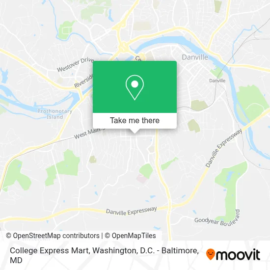 College Express Mart map