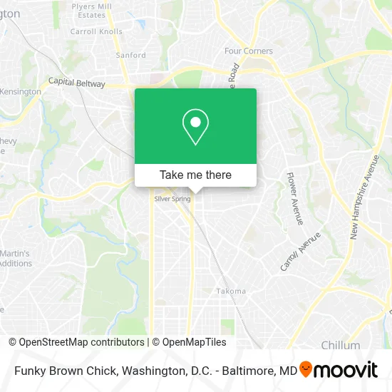 Funky Brown Chick map