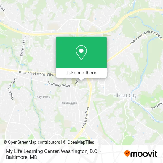 My Life Learning Center map