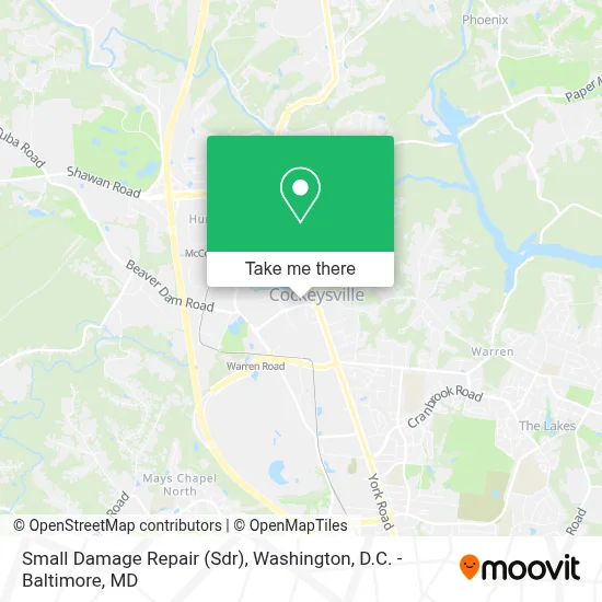 Small Damage Repair (Sdr) map