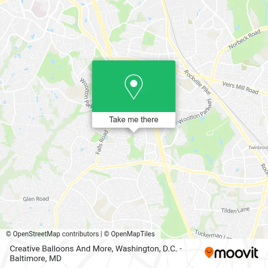 Creative Balloons And More map