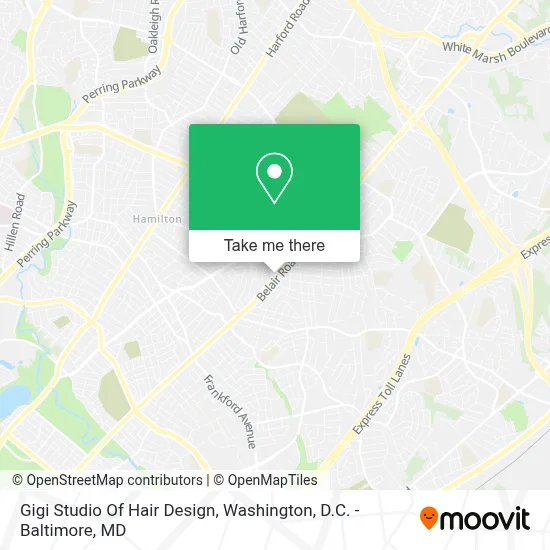 Gigi Studio Of Hair Design map