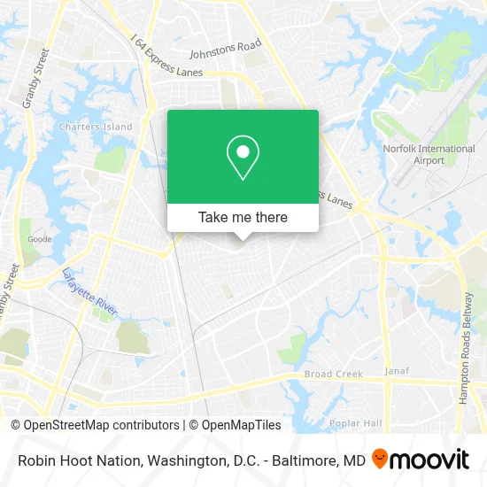 Robin Hoot Nation map