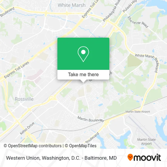 Western Union map