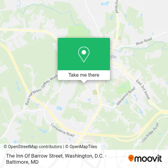 The Inn Of Barrow Street map