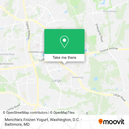 Menchie's Frozen Yogurt map