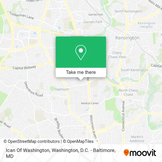 Ican Of Washington map