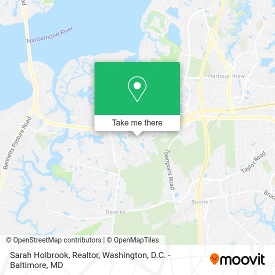 Sarah Holbrook, Realtor map