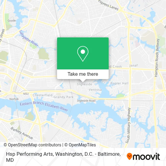 Hsp Performing Arts map