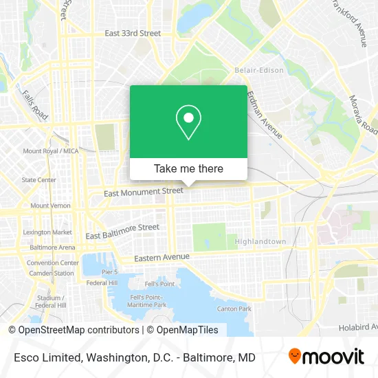 Esco Limited map
