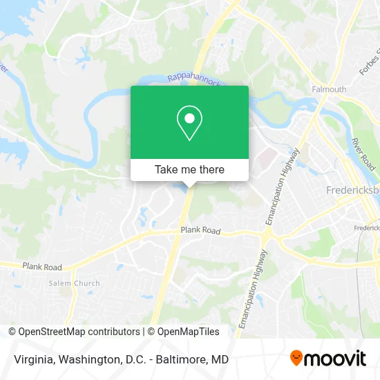 Virginia map