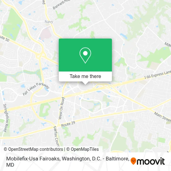 Mobilefix-Usa Fairoaks map