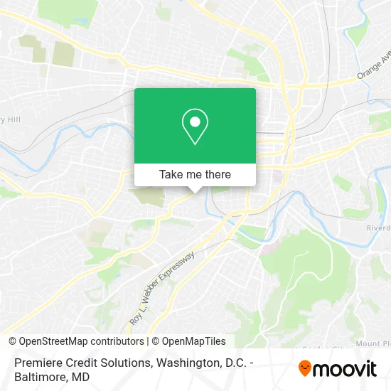Premiere Credit Solutions map