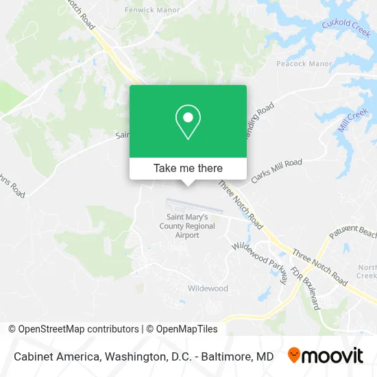 Cabinet America map