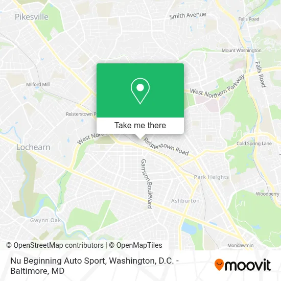 Nu Beginning Auto Sport map