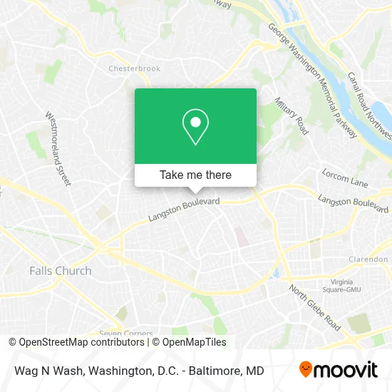 Wag N Wash map