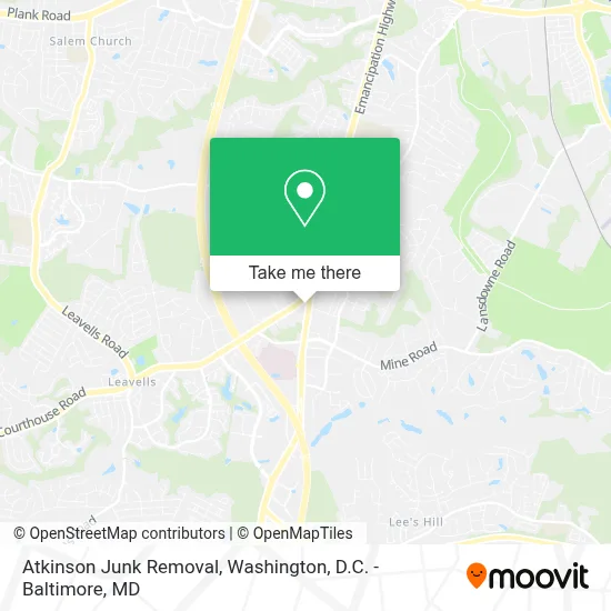 Atkinson Junk Removal map