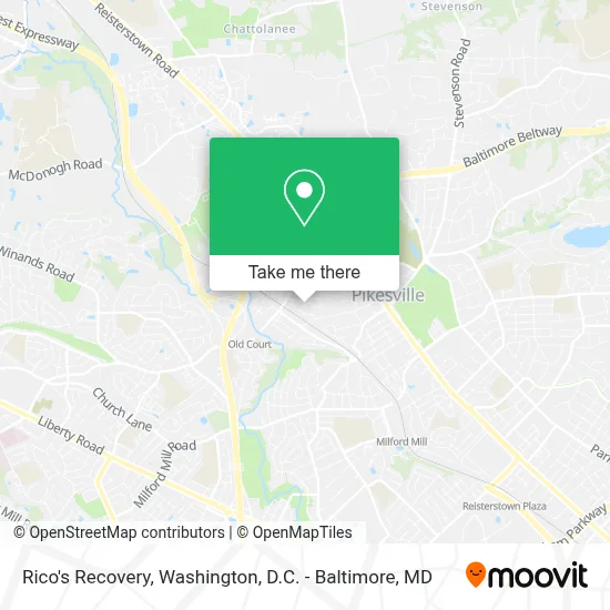 Rico's Recovery map