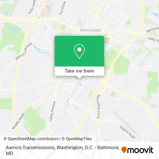 Aamco Transmissions map
