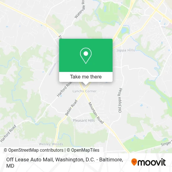 Off Lease Auto Mall map