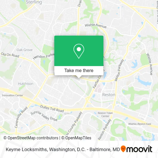 Keyme Locksmiths map