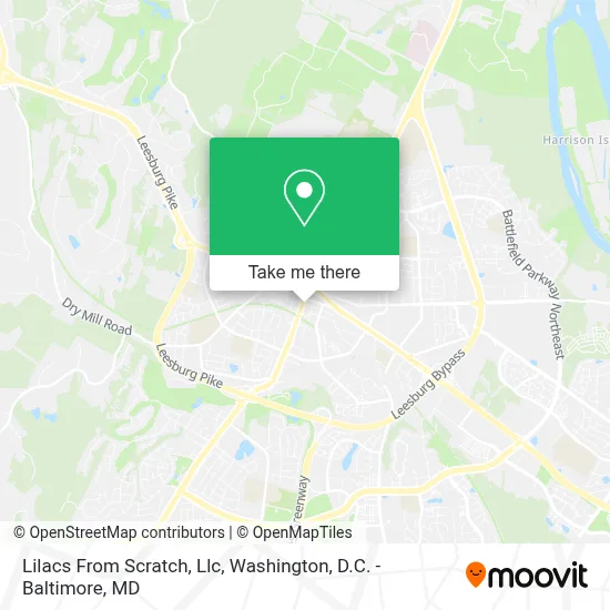 Lilacs From Scratch, Llc map