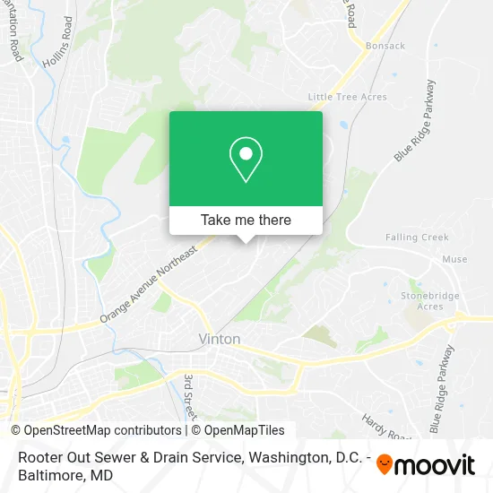 Rooter Out Sewer & Drain Service map