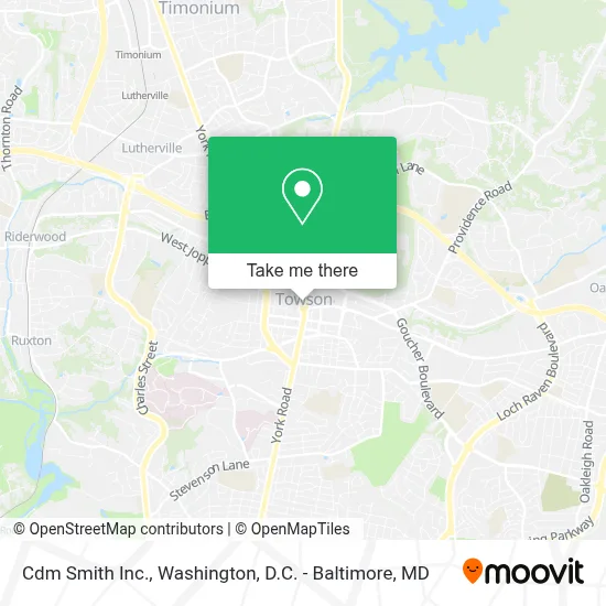 Cdm Smith Inc. map