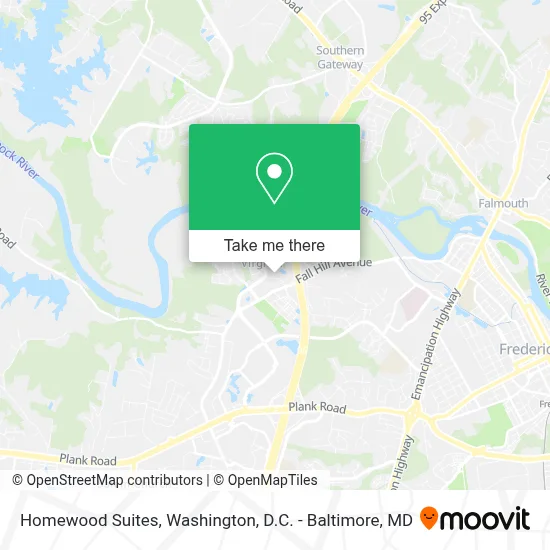 Homewood Suites map