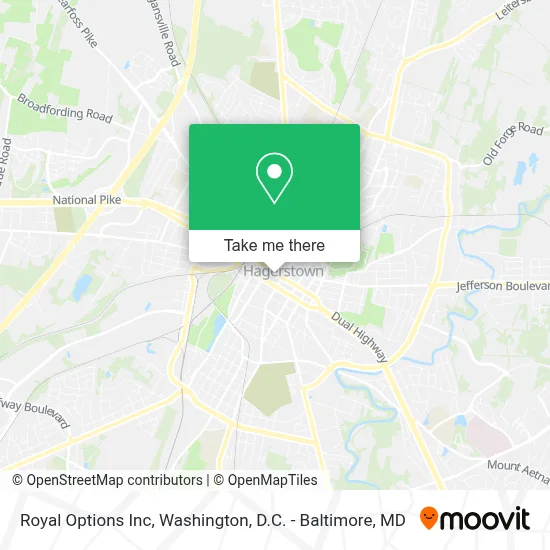Royal Options Inc map