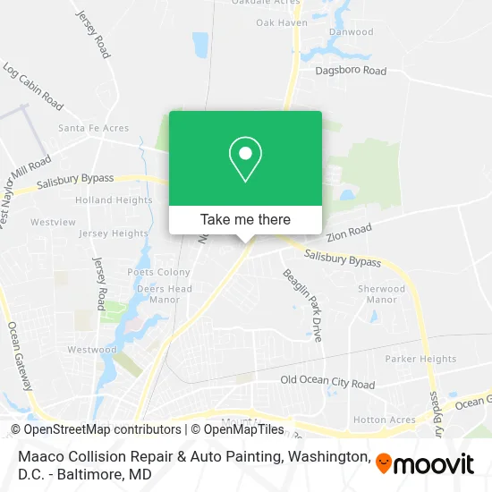 Maaco Collision Repair & Auto Painting map