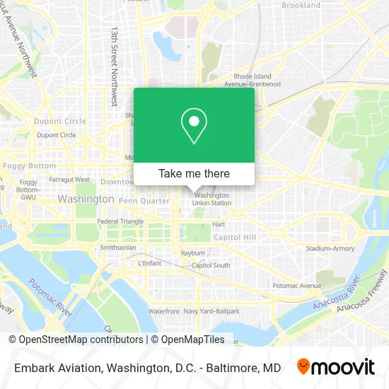 Embark Aviation map