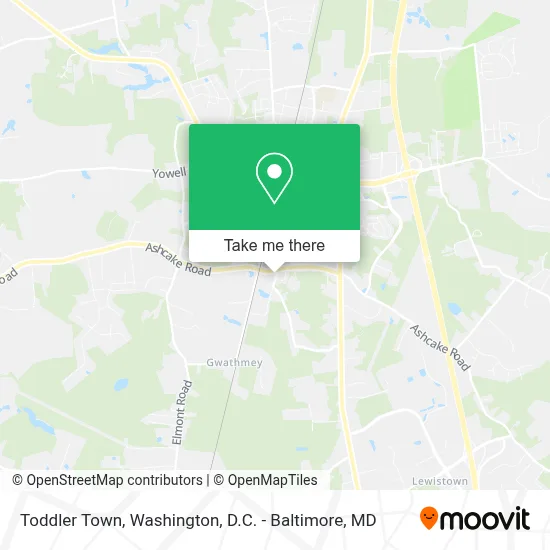 Toddler Town map
