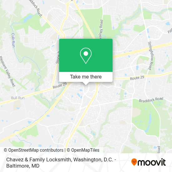 Chavez & Family Locksmith map
