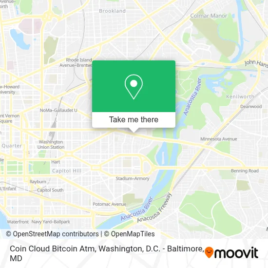 Coin Cloud Bitcoin Atm map