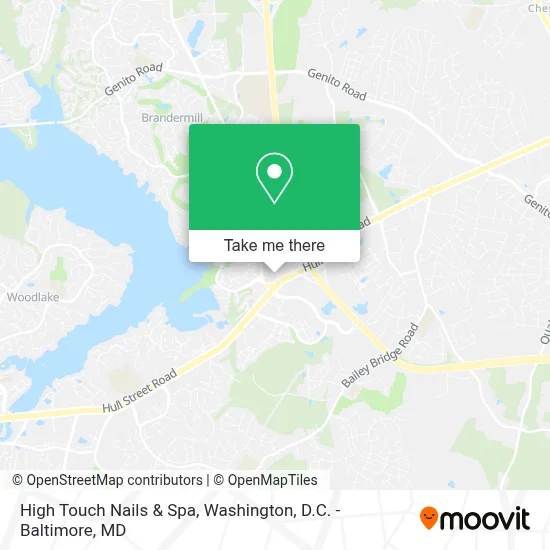 High Touch Nails & Spa map
