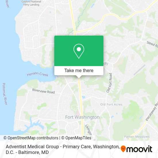 Adventist Medical Group - Primary Care map