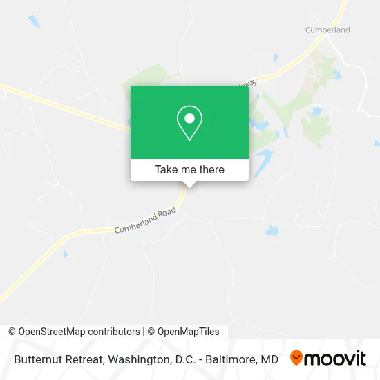 Butternut Retreat map