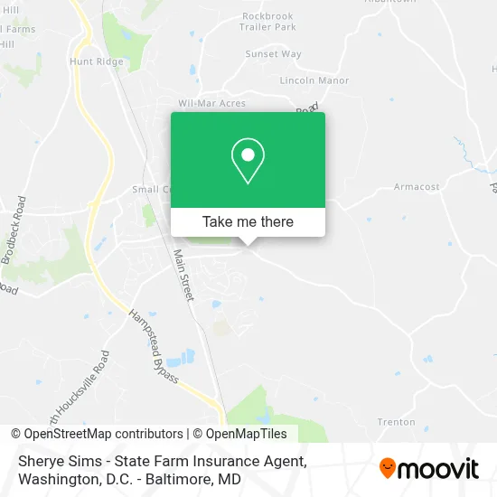 Sherye Sims - State Farm Insurance Agent map