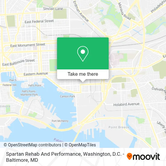Spartan Rehab And Performance map