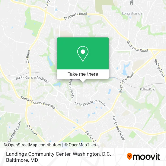Landings Community Center map