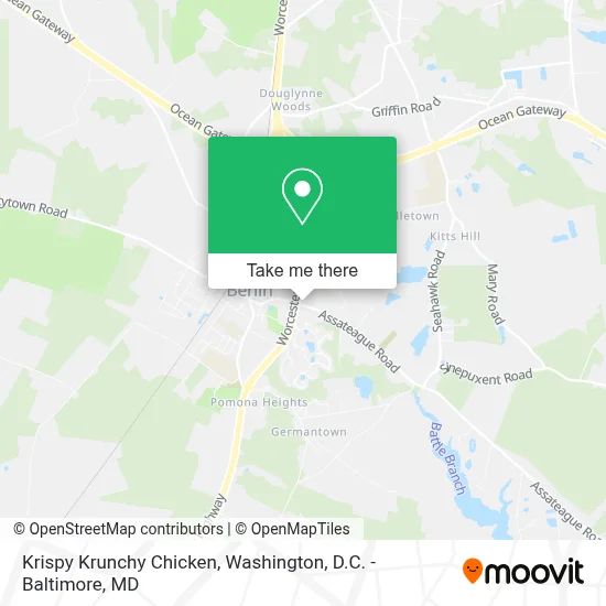 Krispy Krunchy Chicken map