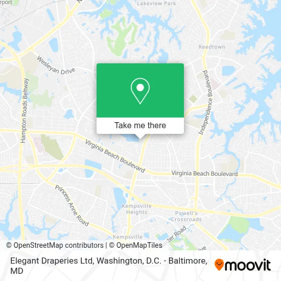Elegant Draperies Ltd map