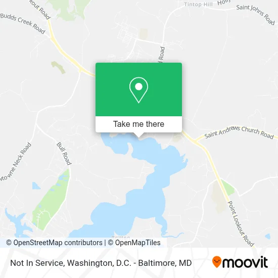 Not In Service map