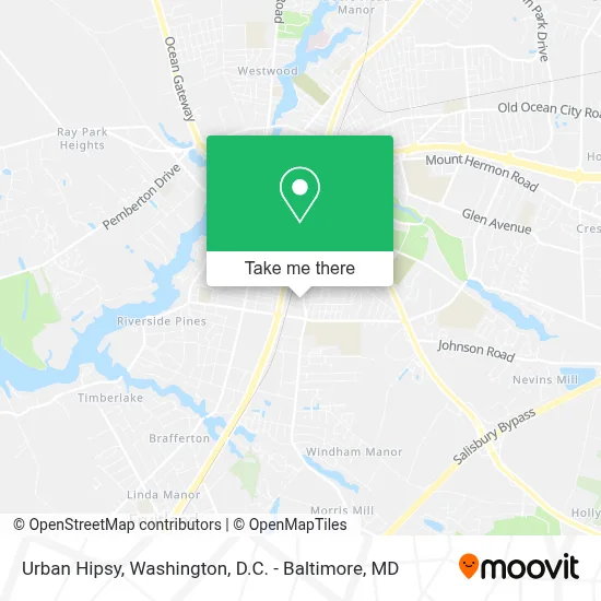 Urban Hipsy map