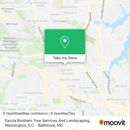 Garcia Brothers Tree Services And Landscaping map