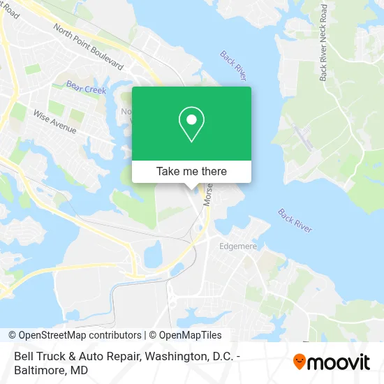 Bell Truck & Auto Repair map