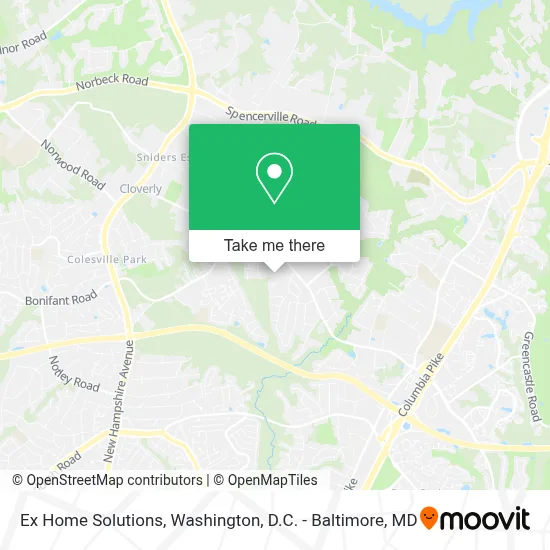 Ex Home Solutions map